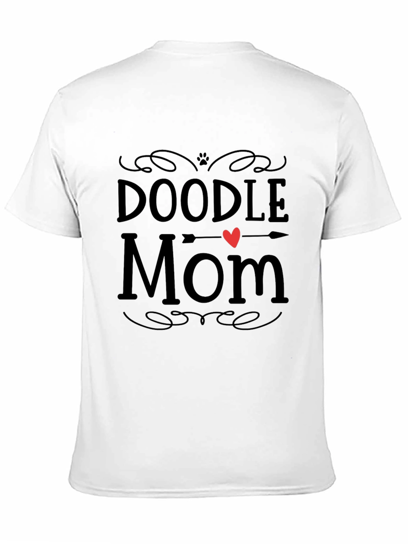 Doodle Mom Black T-Shirt