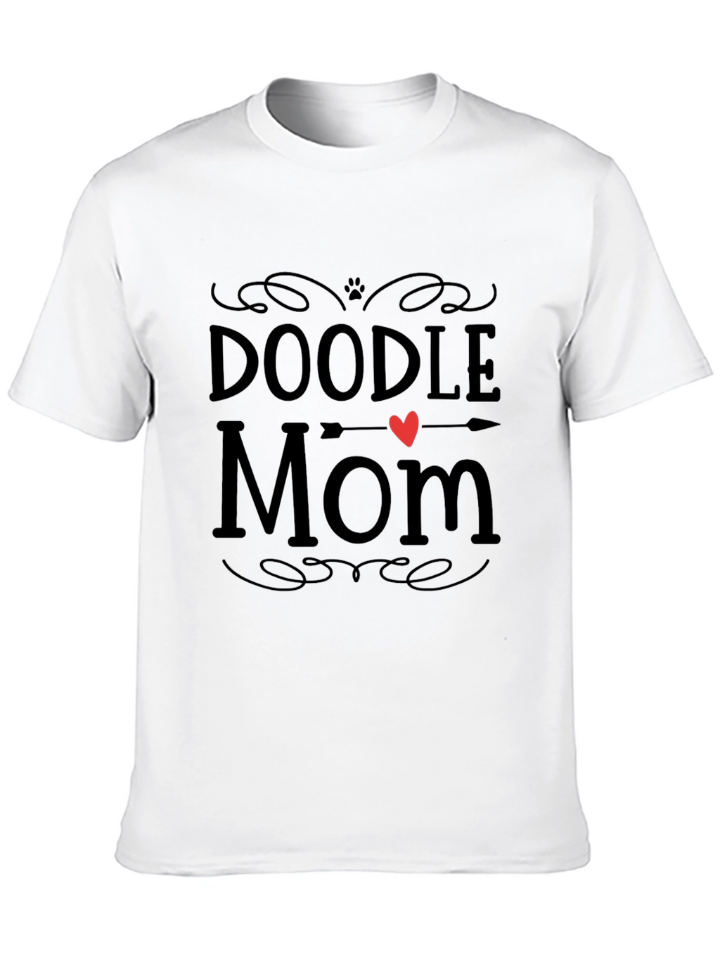 Doodle Mom Black T-Shirt