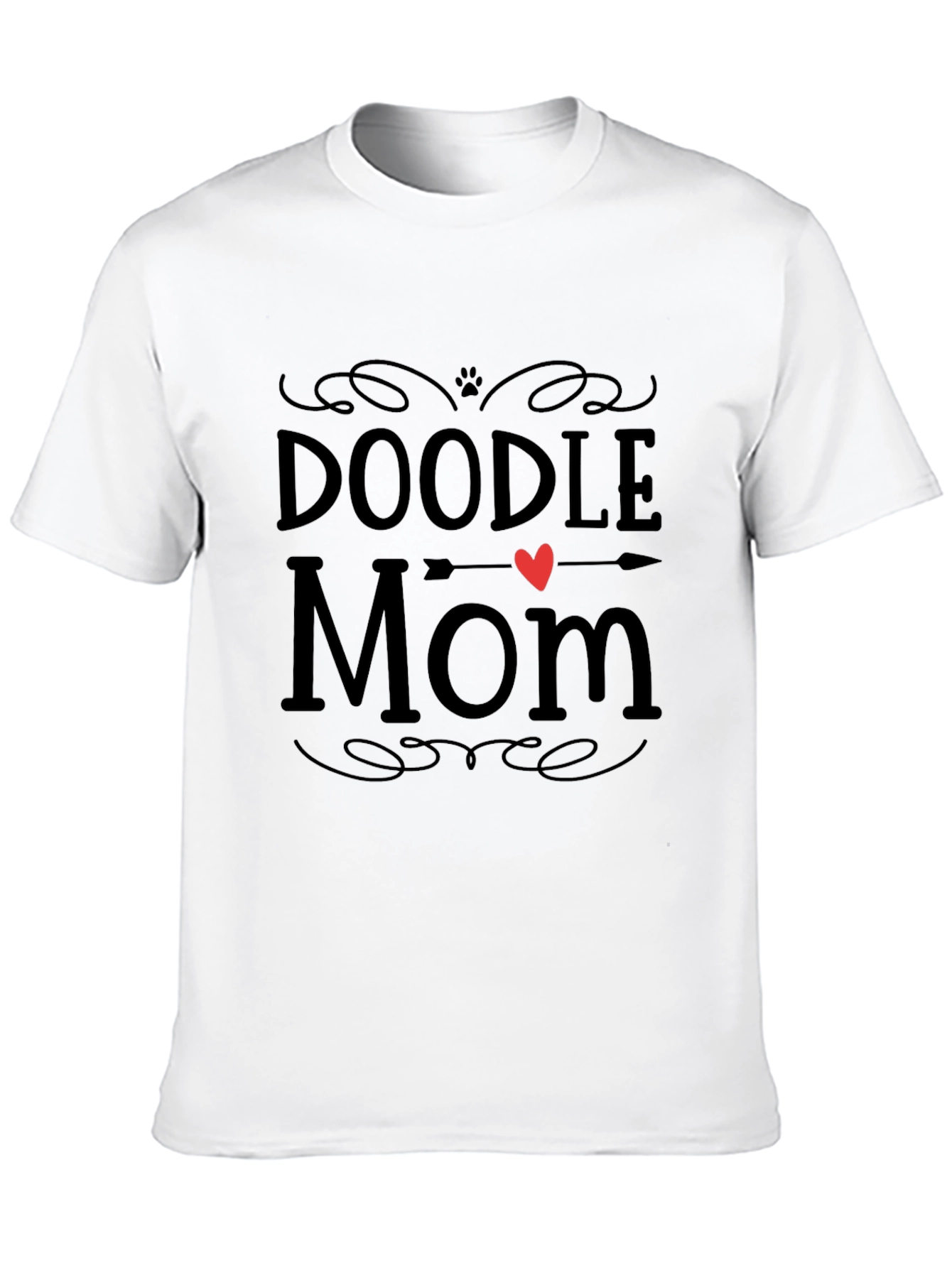 Doodle Mom Black T-Shirt