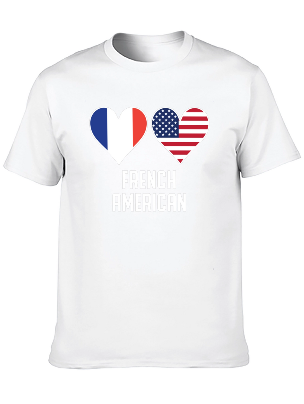 French American Heart T-Shirt