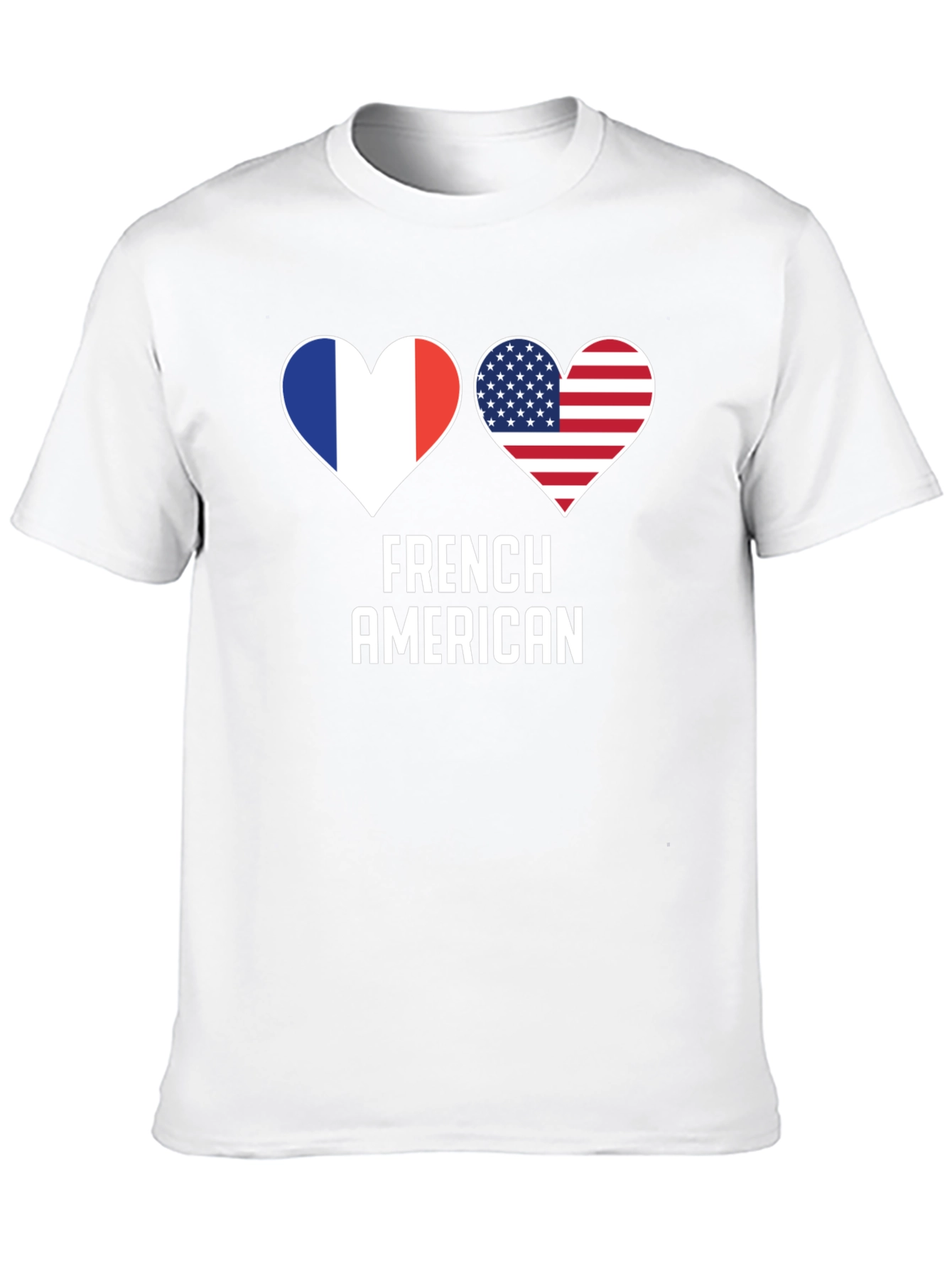 French American Heart T-Shirt