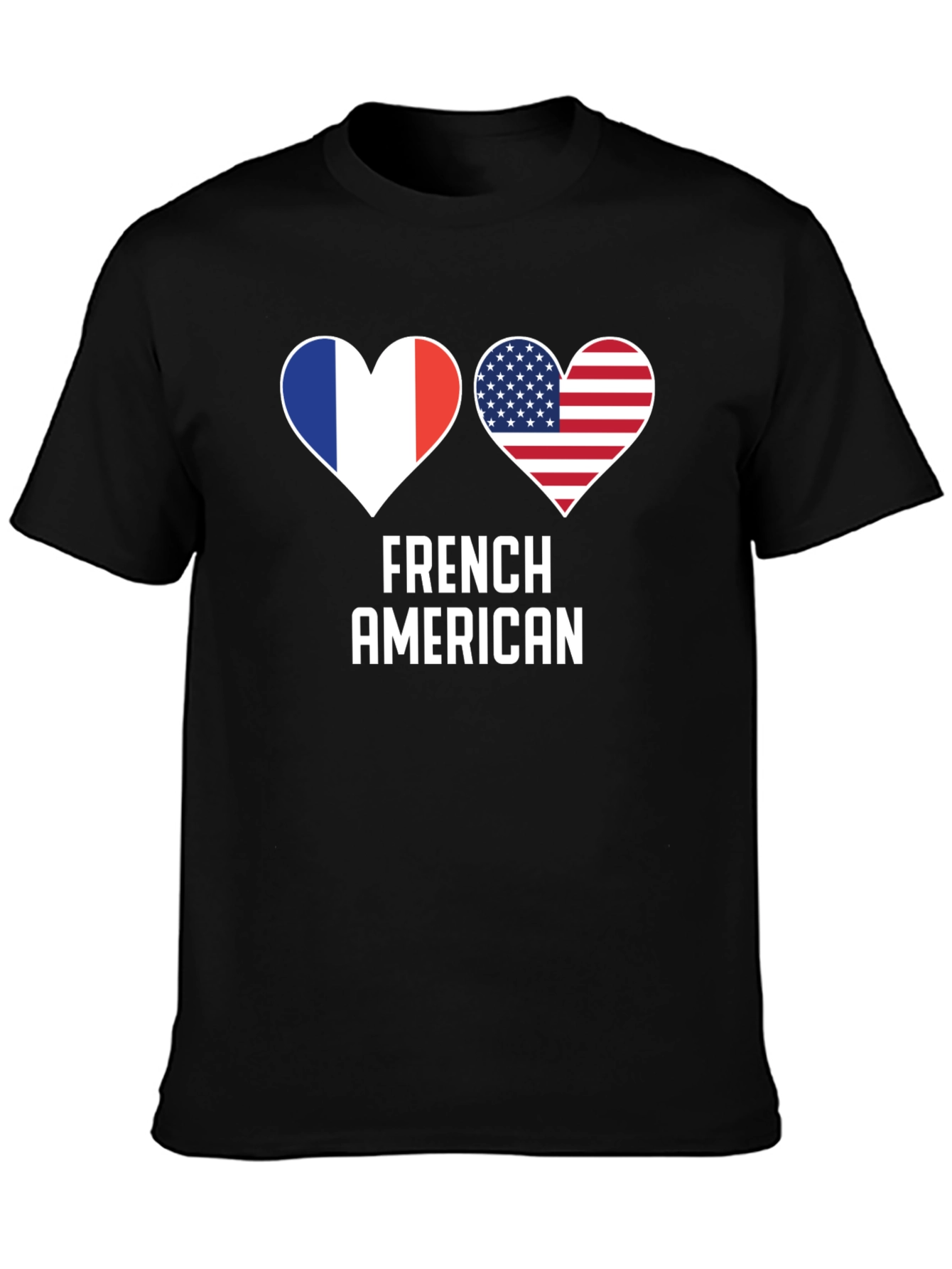 French American Heart T-Shirt