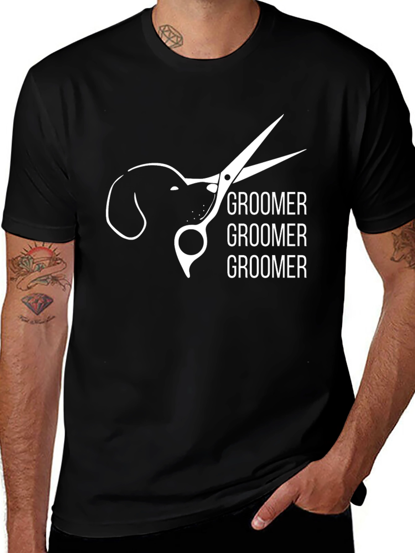 Dog Groomer T-Shirt - Stylish Pet Care Apparel