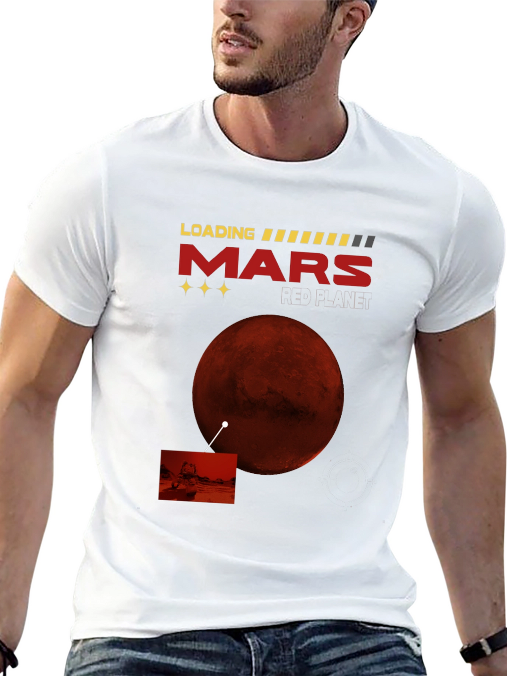 Loading Mars Graphic T-Shirt - Space Exploration Tee
