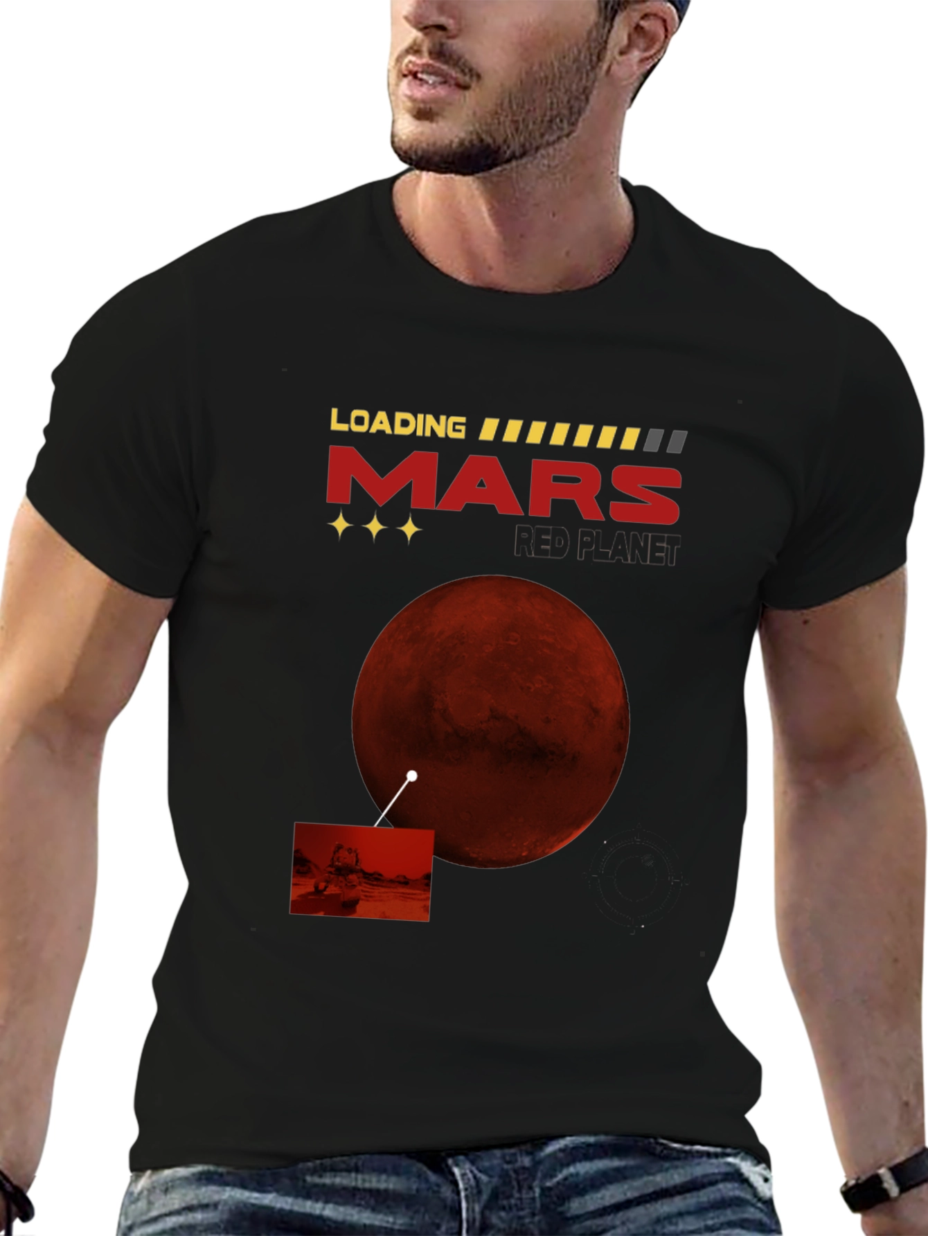 Loading Mars Graphic T-Shirt - Space Exploration Tee
