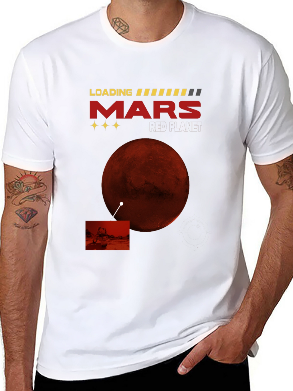 Loading Mars Graphic T-Shirt - Space Exploration Tee