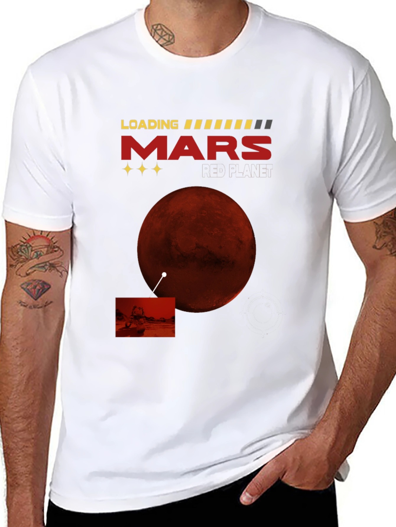 Loading Mars Graphic T-Shirt - Space Exploration Tee