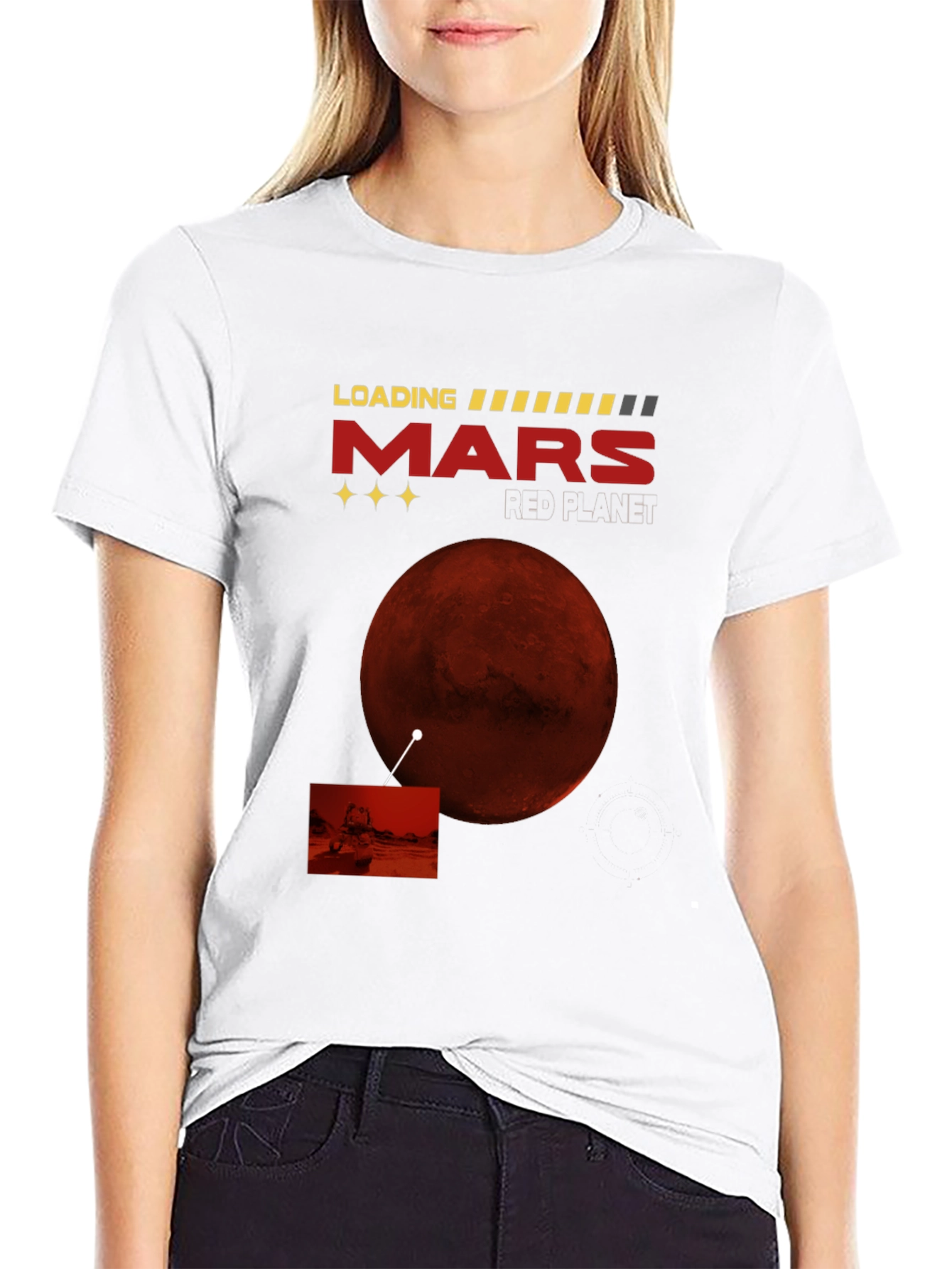 Loading Mars Graphic T-Shirt - Space Exploration Tee