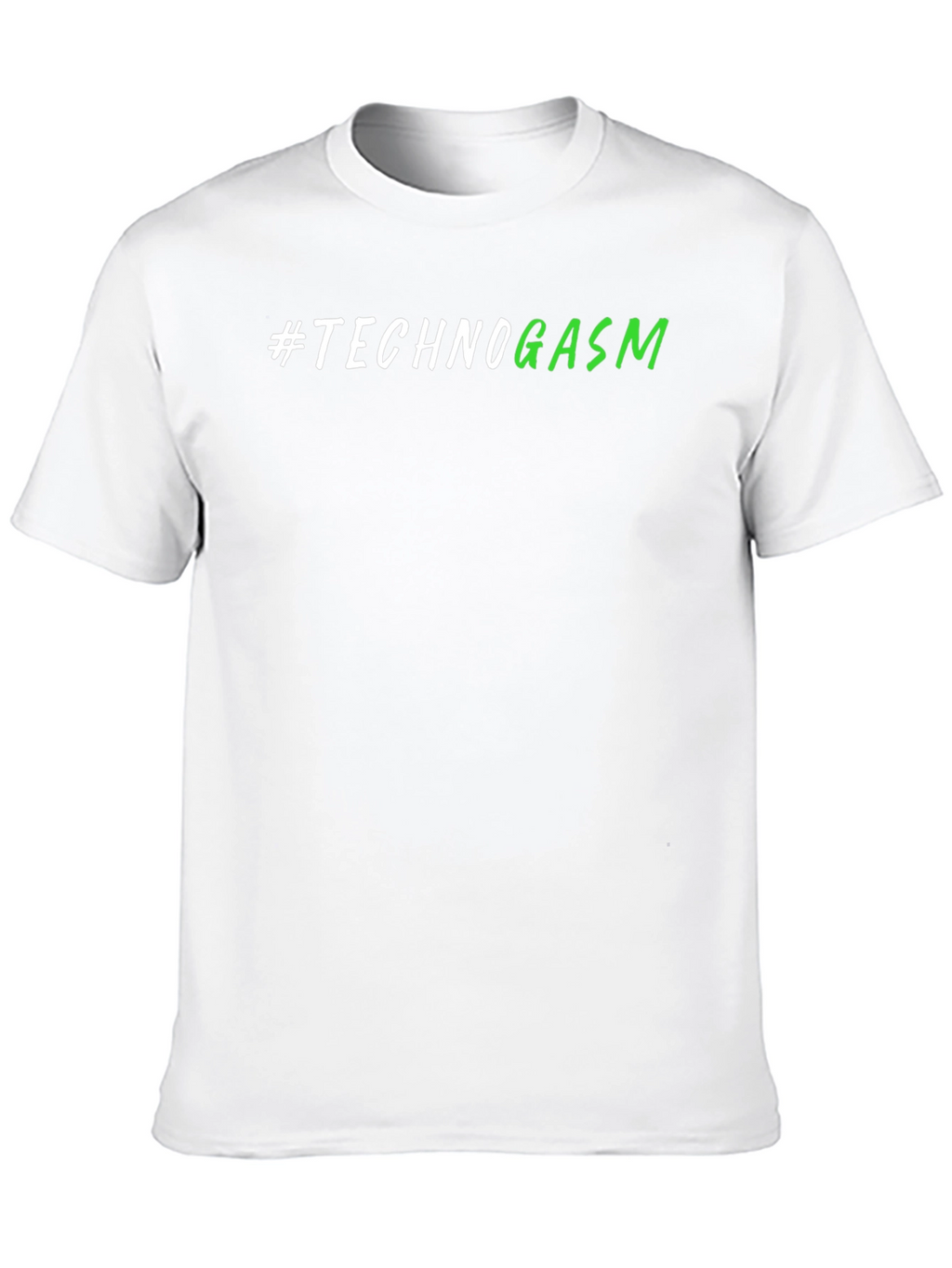 Technogasm Black T-Shirt - Modern Design
