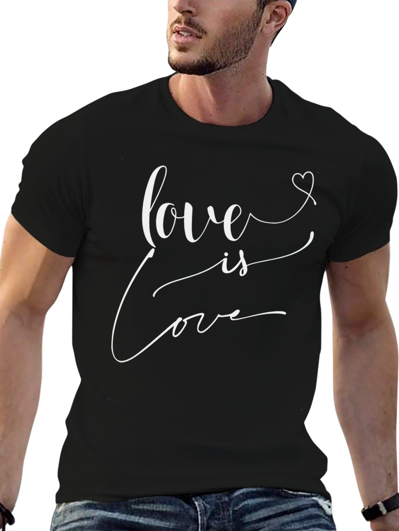 Love is Love Graphic Tee - Black