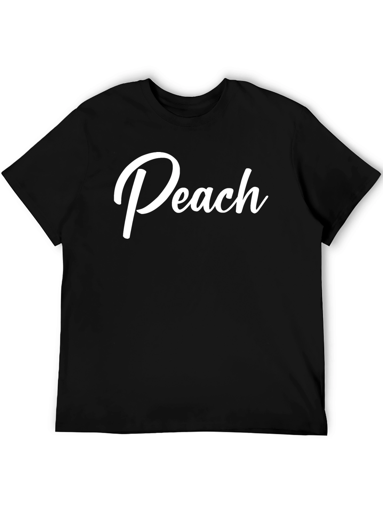 Peach Graphic Tee - Stylish Comfort