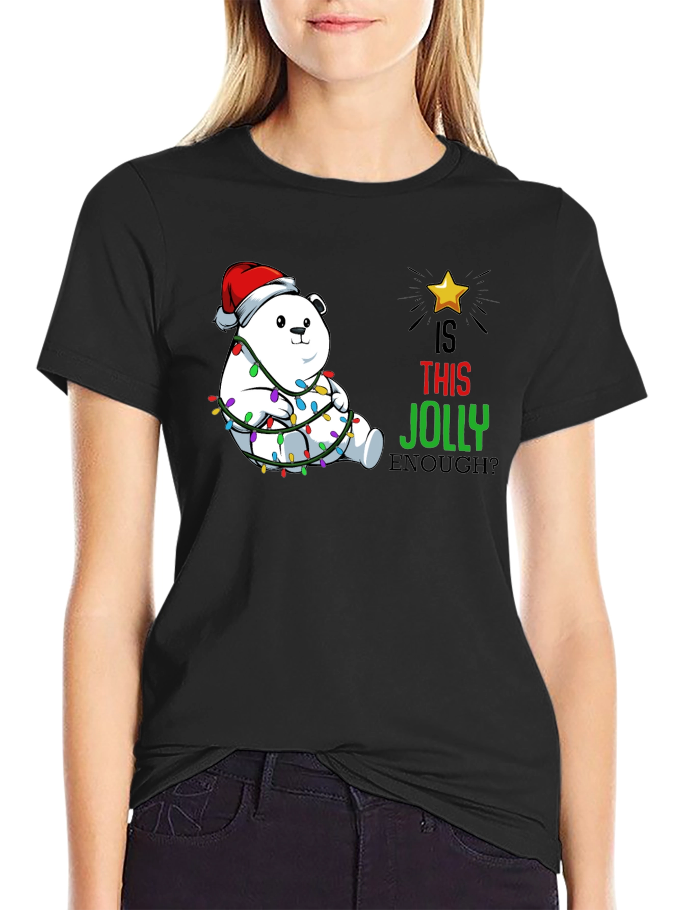 Jolly Bear Christmas T-Shirt