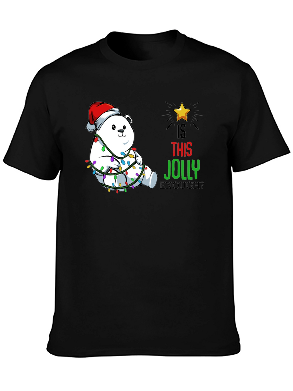 Jolly Bear Christmas T-Shirt