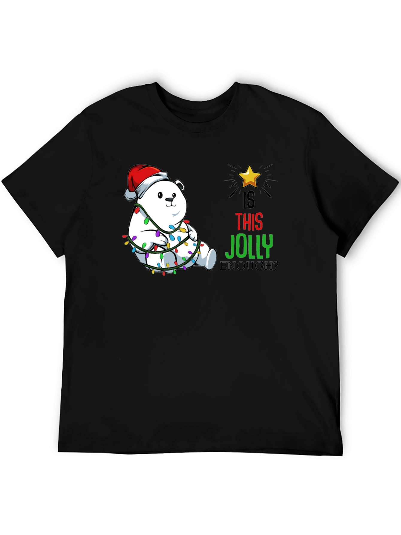 Jolly Bear Christmas T-Shirt
