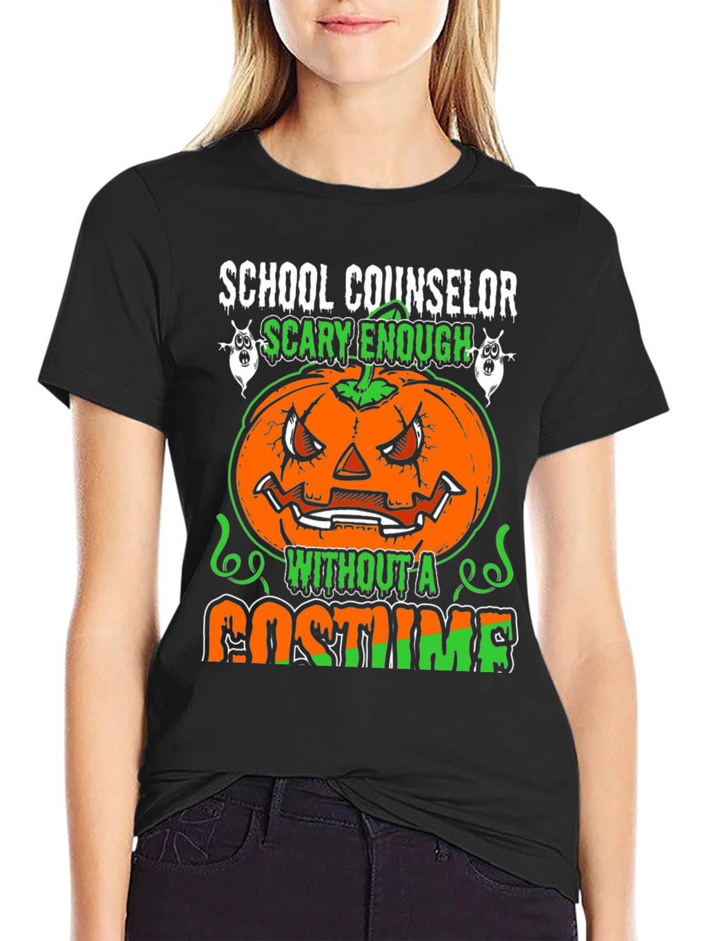 Scary School Counselor Halloween T-Shirt
