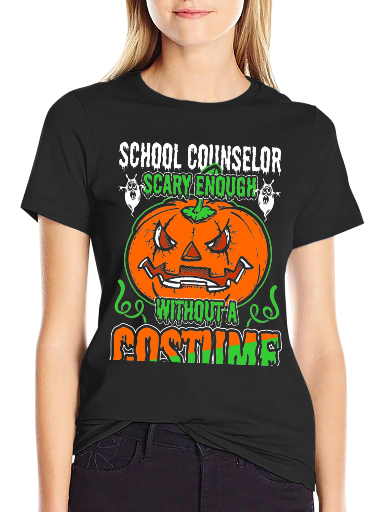 Scary School Counselor Halloween T-Shirt