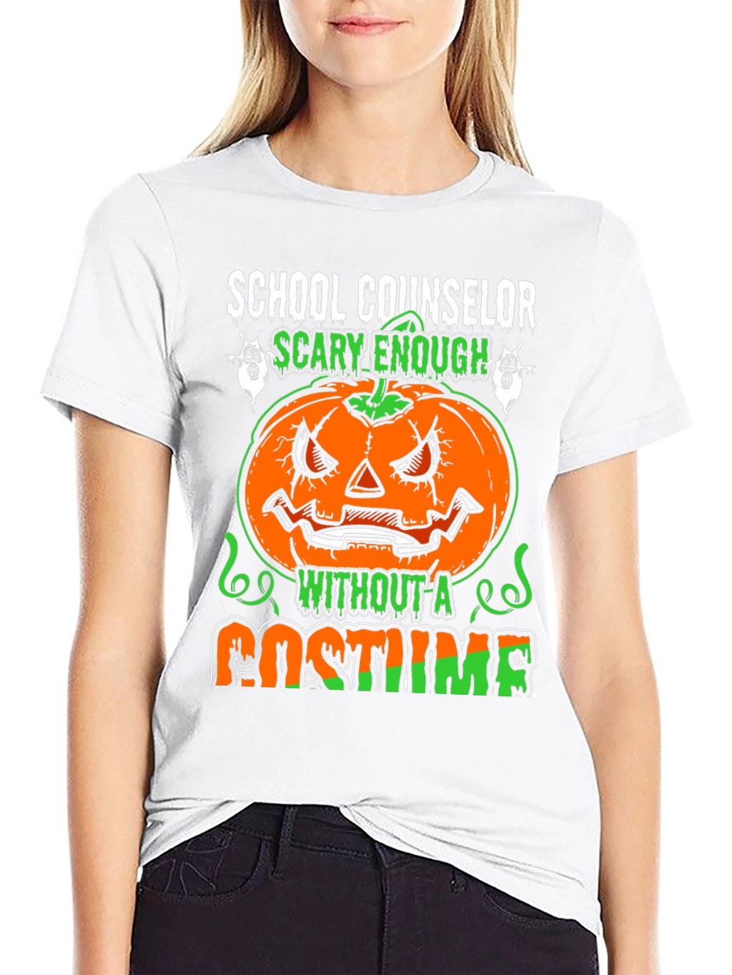 Scary School Counselor Halloween T-Shirt