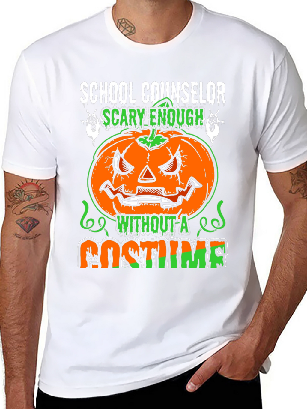 Scary School Counselor Halloween T-Shirt