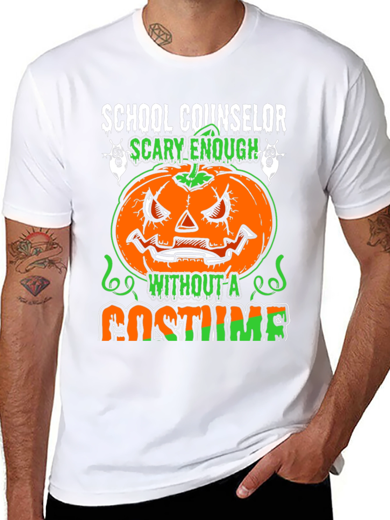 Scary School Counselor Halloween T-Shirt