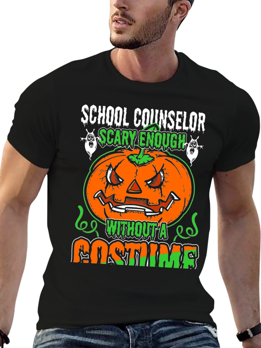 Scary School Counselor Halloween T-Shirt