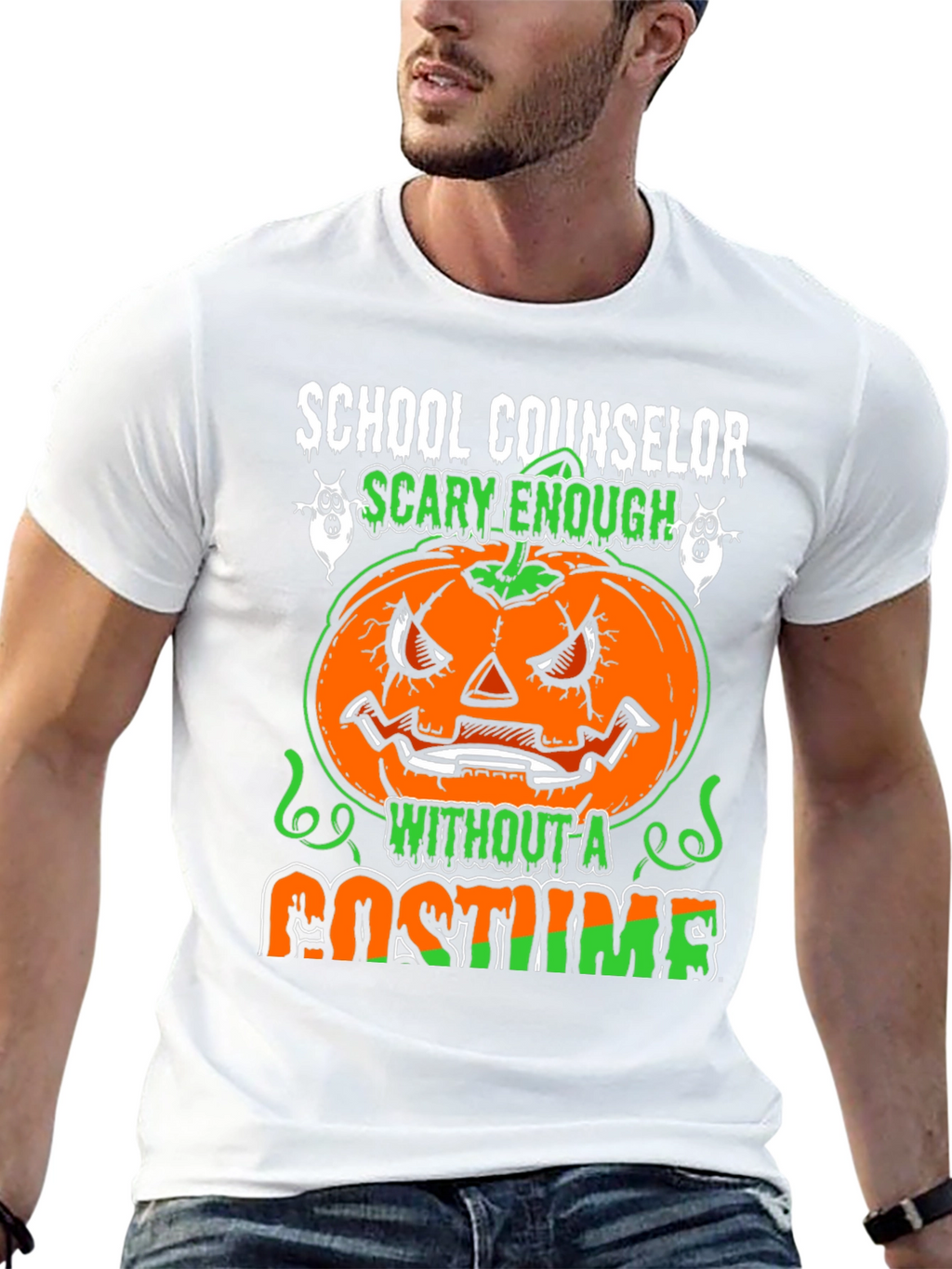 Scary School Counselor Halloween T-Shirt