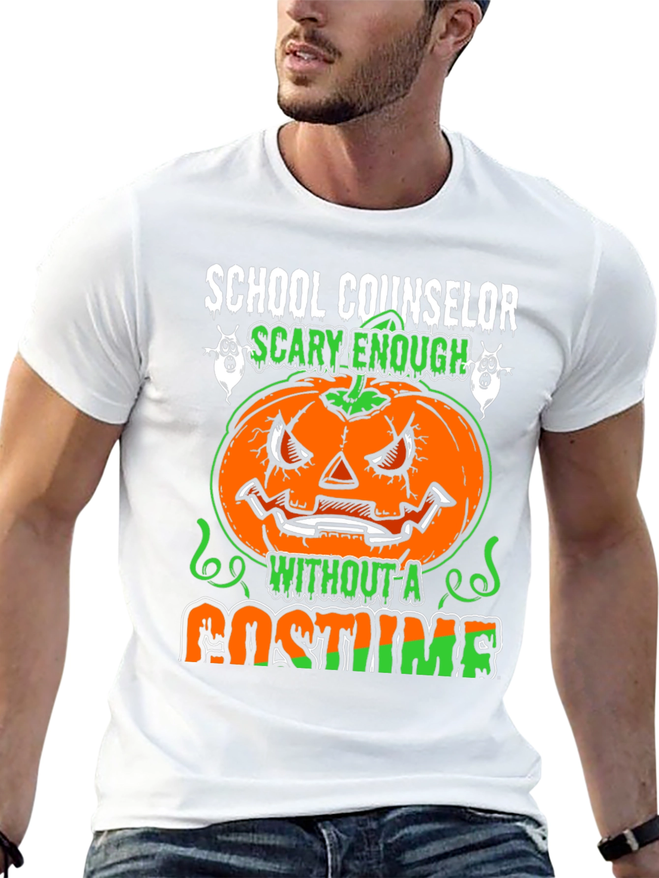 Scary School Counselor Halloween T-Shirt