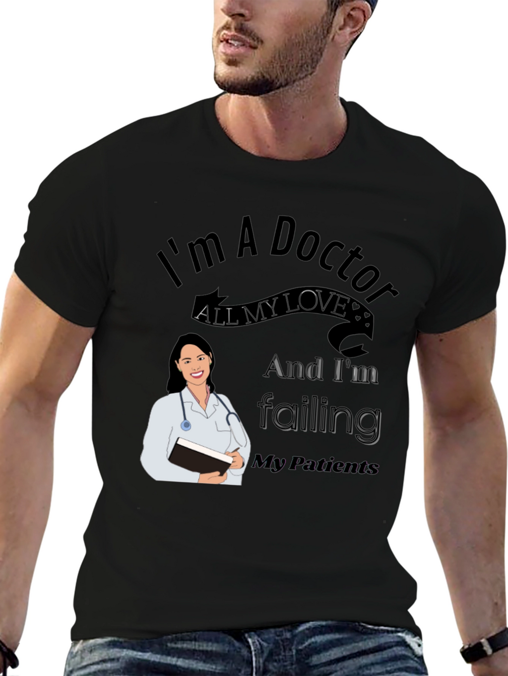 Doctor Themed Graphic Tee - Novelty Unisex T-Shirt