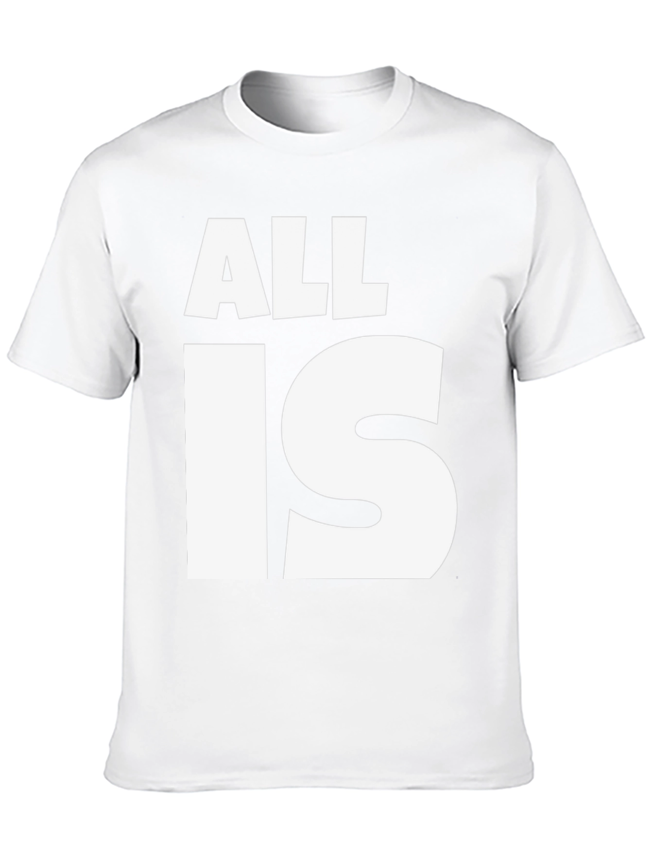 All Is One Graphic Tee - Black Cotton
