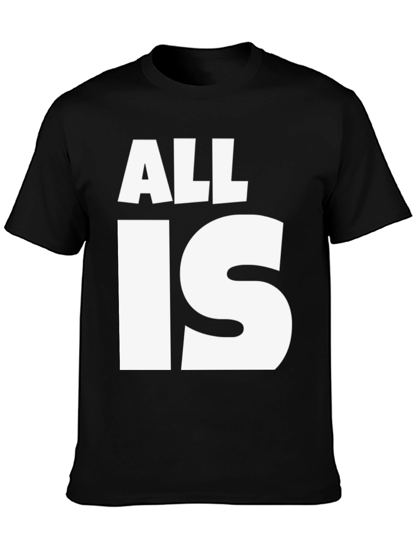 All Is One Graphic Tee - Black Cotton
