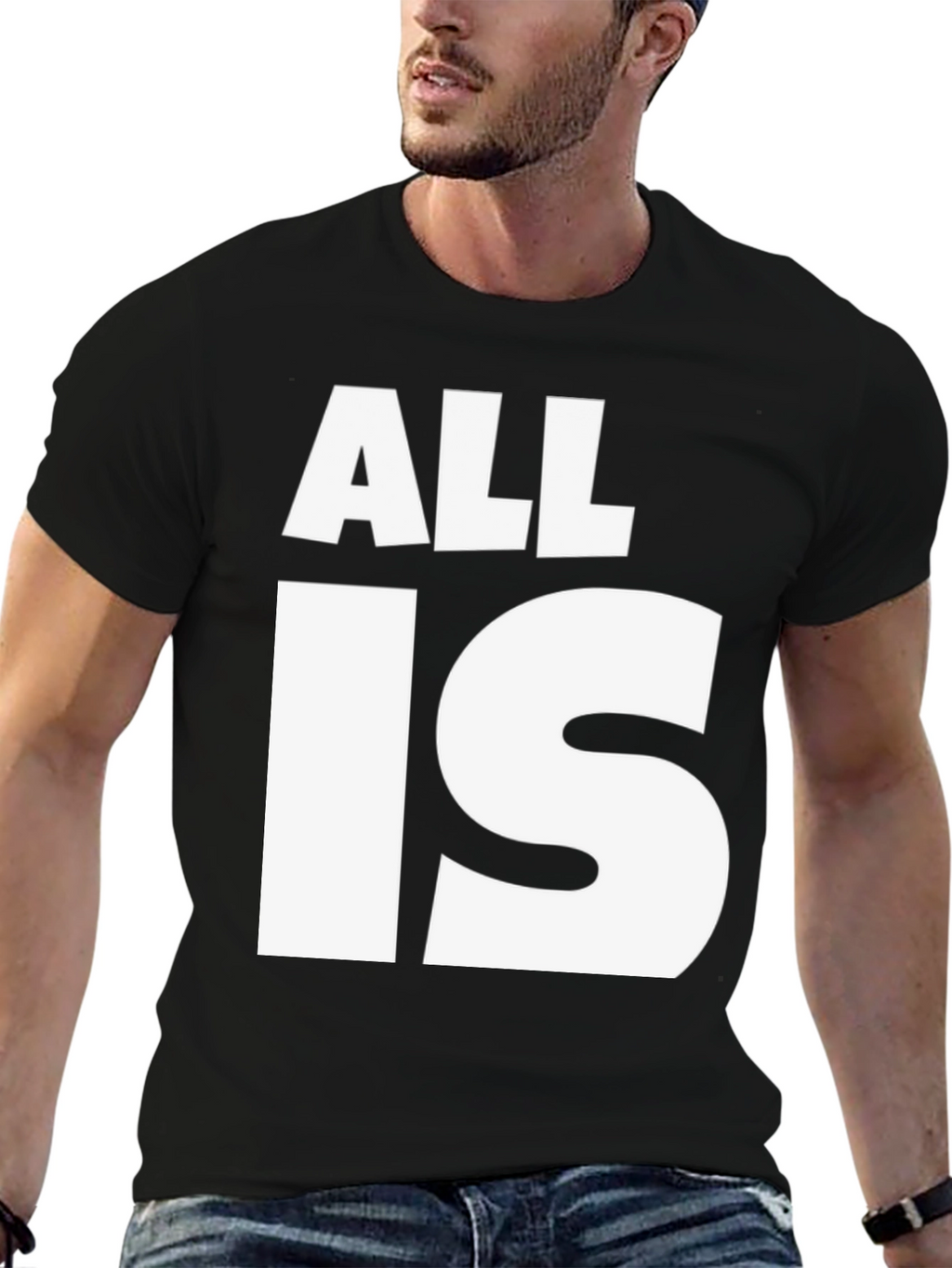 All Is One Graphic Tee - Black Cotton