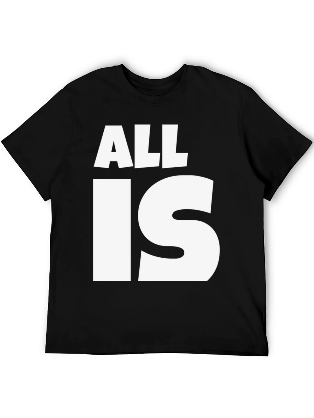 All Is One Graphic Tee - Black Cotton