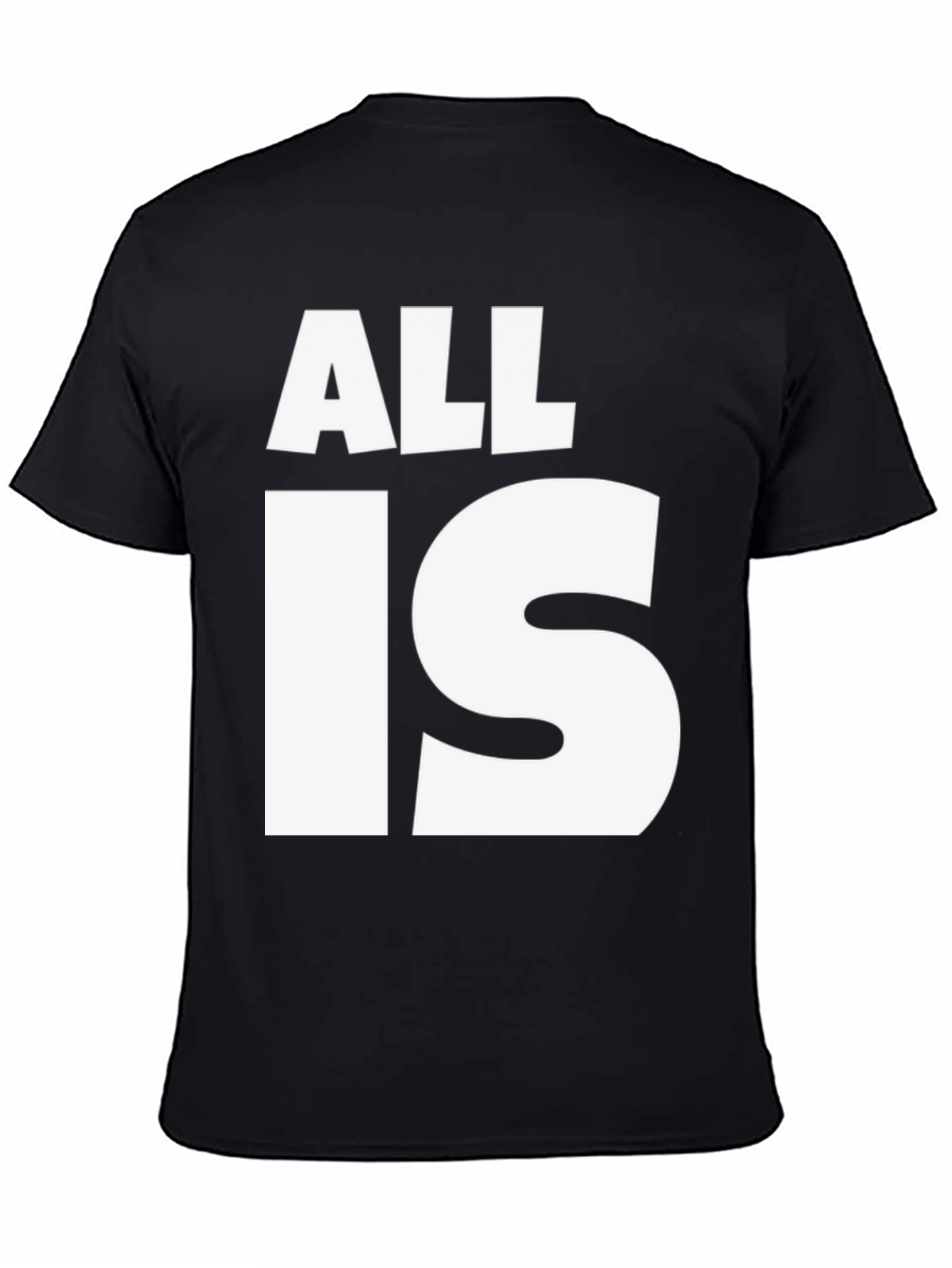All Is One Graphic Tee - Black Cotton