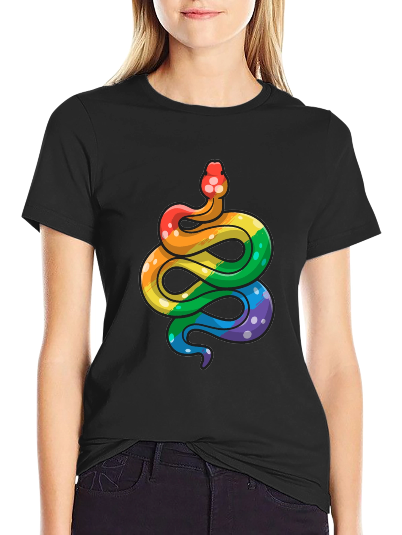 Rainbow Snake Graphic Tee