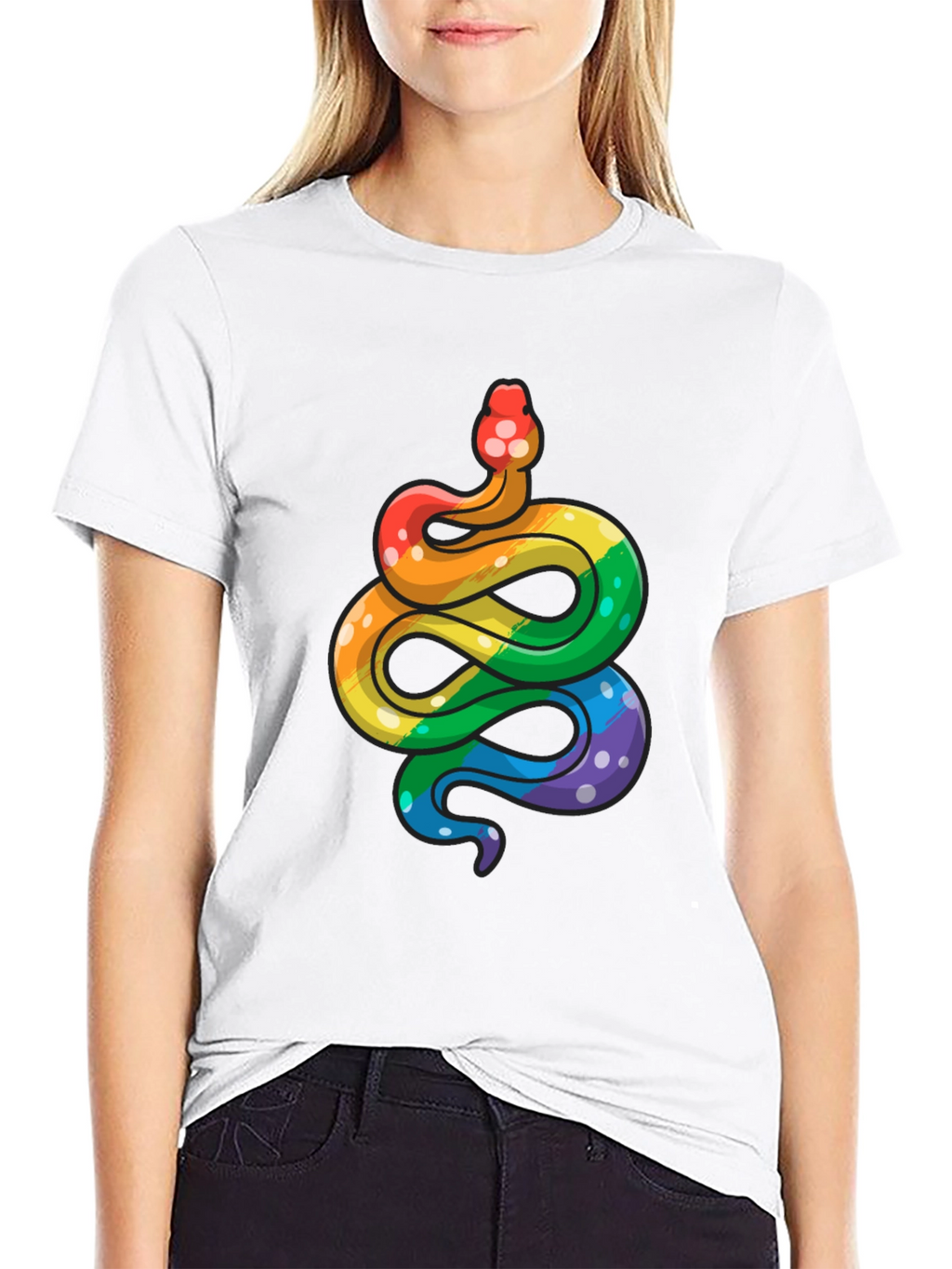 Rainbow Snake Graphic Tee