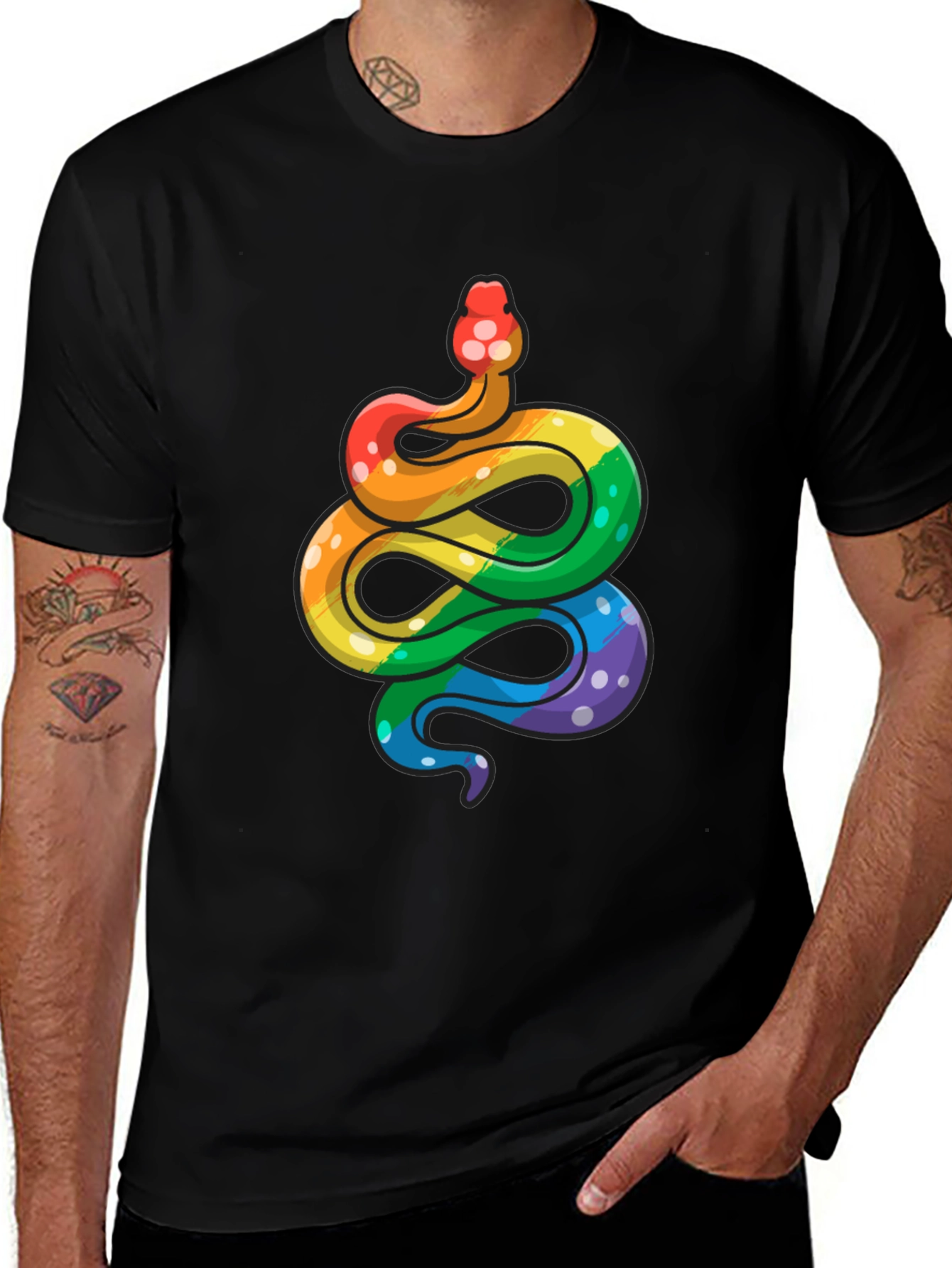 Rainbow Snake Graphic Tee
