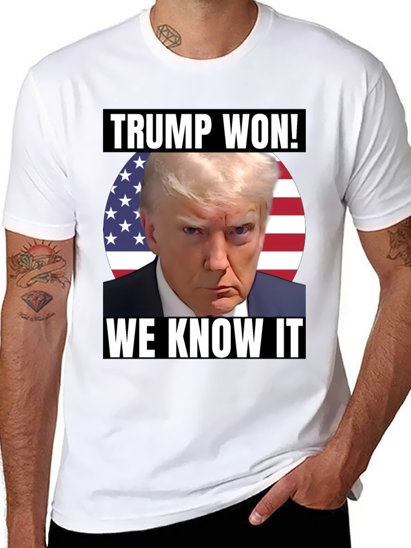 Trump Won! Graphic Tee Patriotic T-Shirt