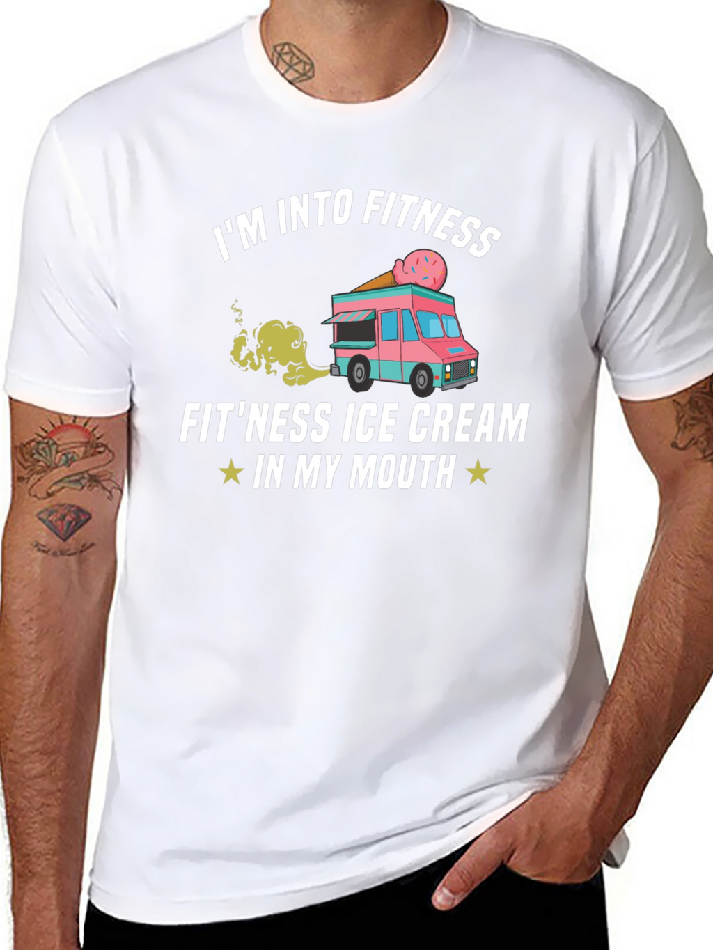 Fitness Ice Cream T-Shirt