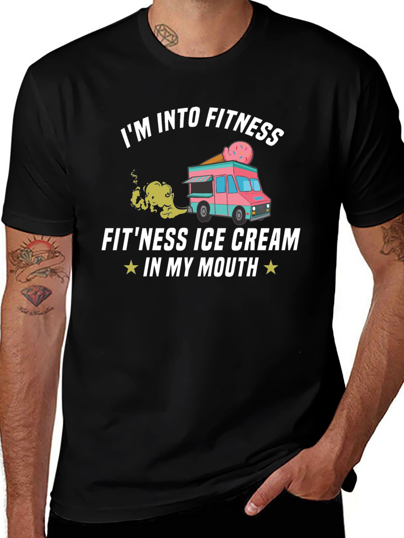 Fitness Ice Cream T-Shirt