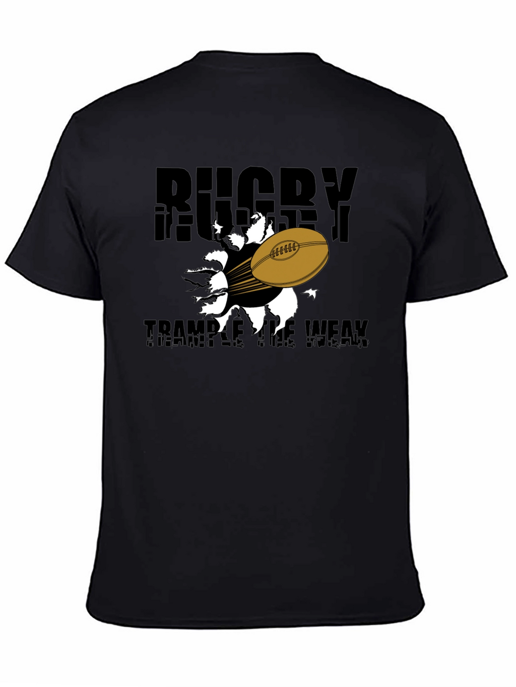 Rugby Trample the Weak Graphic T-Shirt