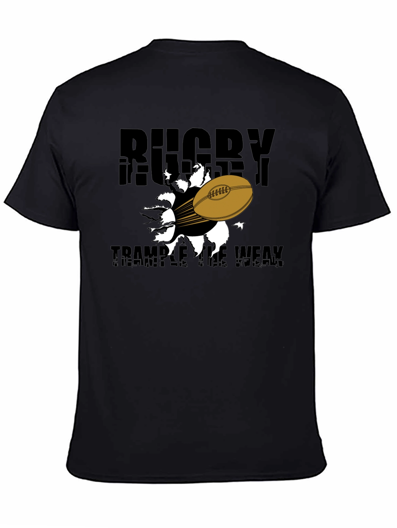Rugby Trample the Weak Graphic T-Shirt
