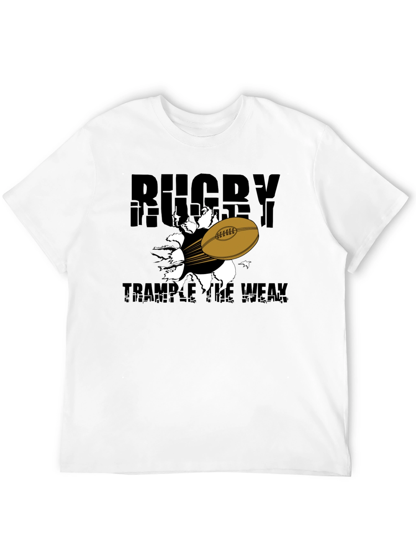 Rugby Trample the Weak Graphic T-Shirt