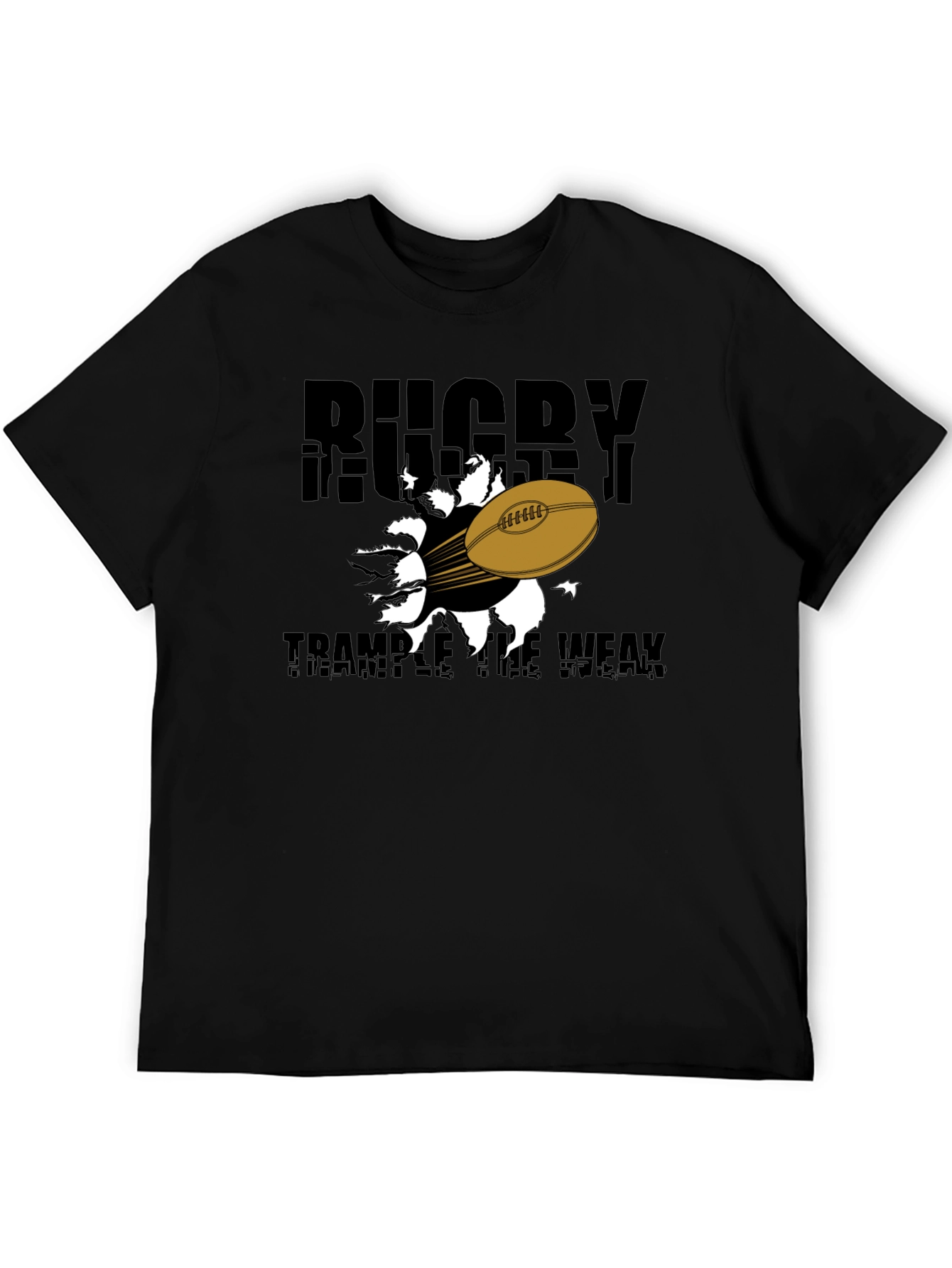 Rugby Trample the Weak Graphic T-Shirt