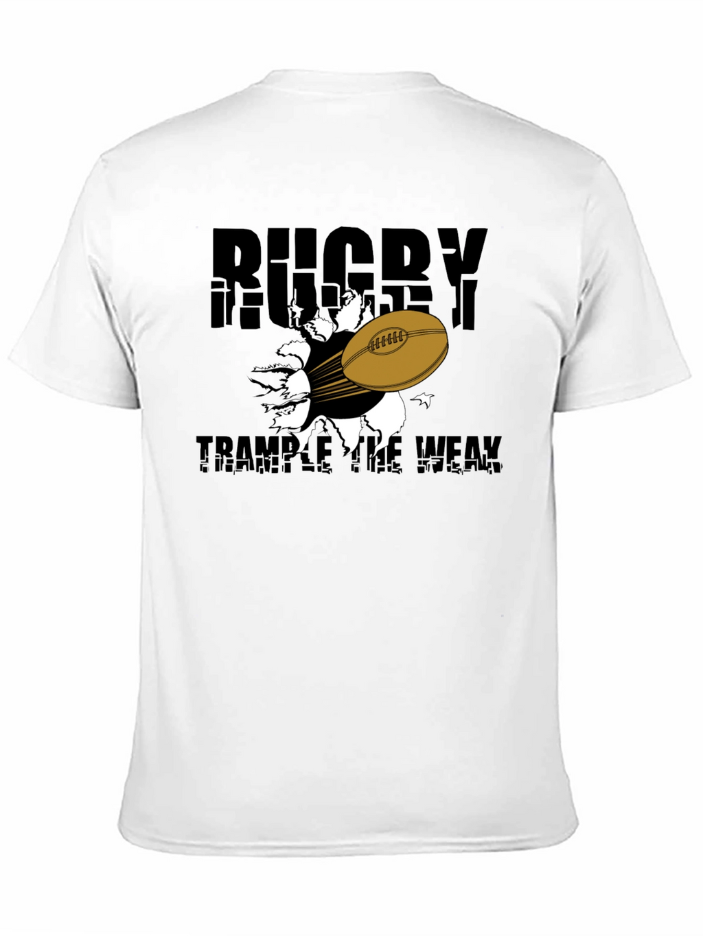 Rugby Trample the Weak Graphic T-Shirt