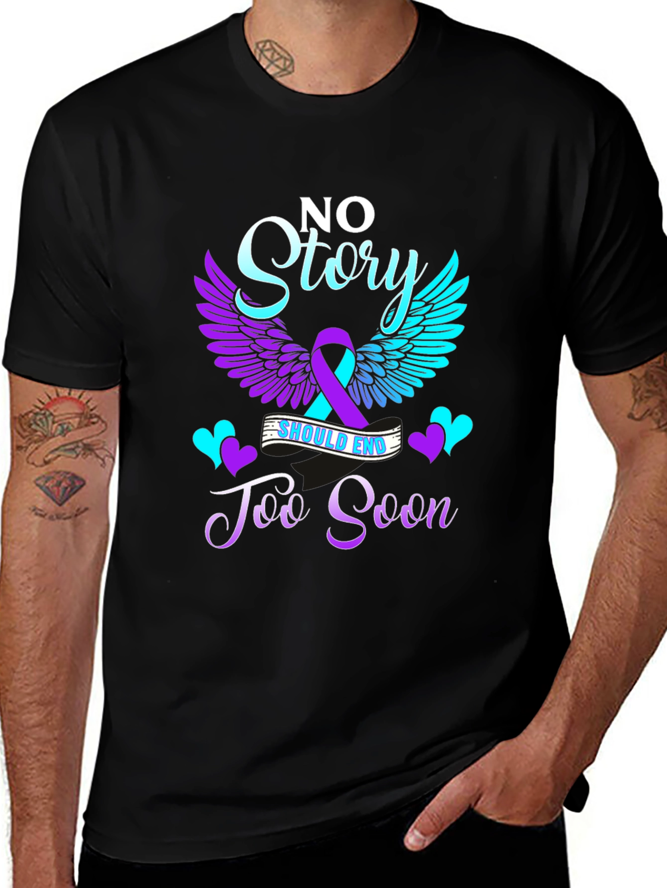 No Story Too Soon Awareness Graphic Tee