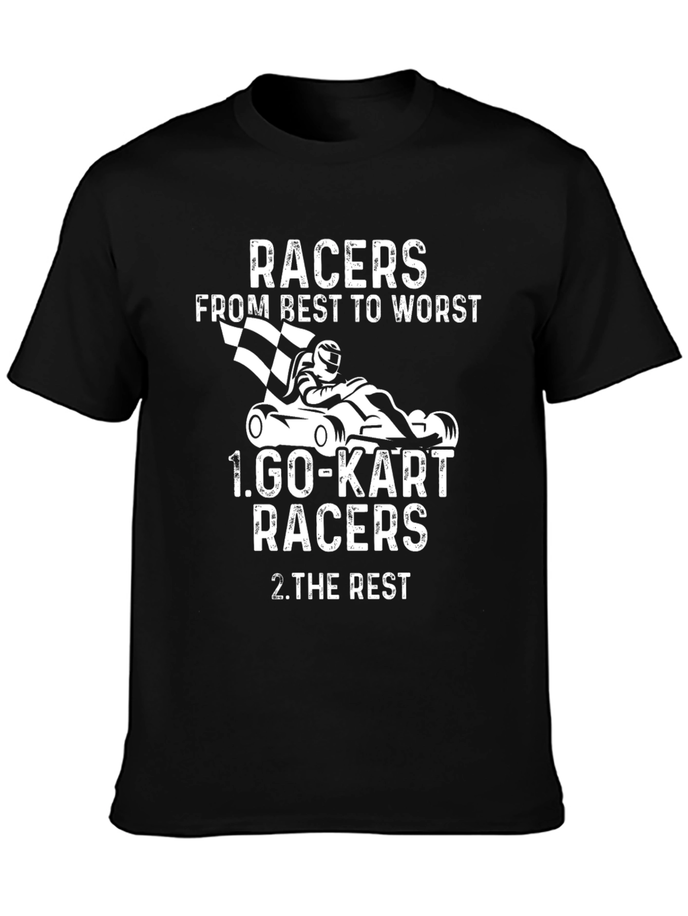 Go-Kart Racers T-Shirt - Black Cotton Tee