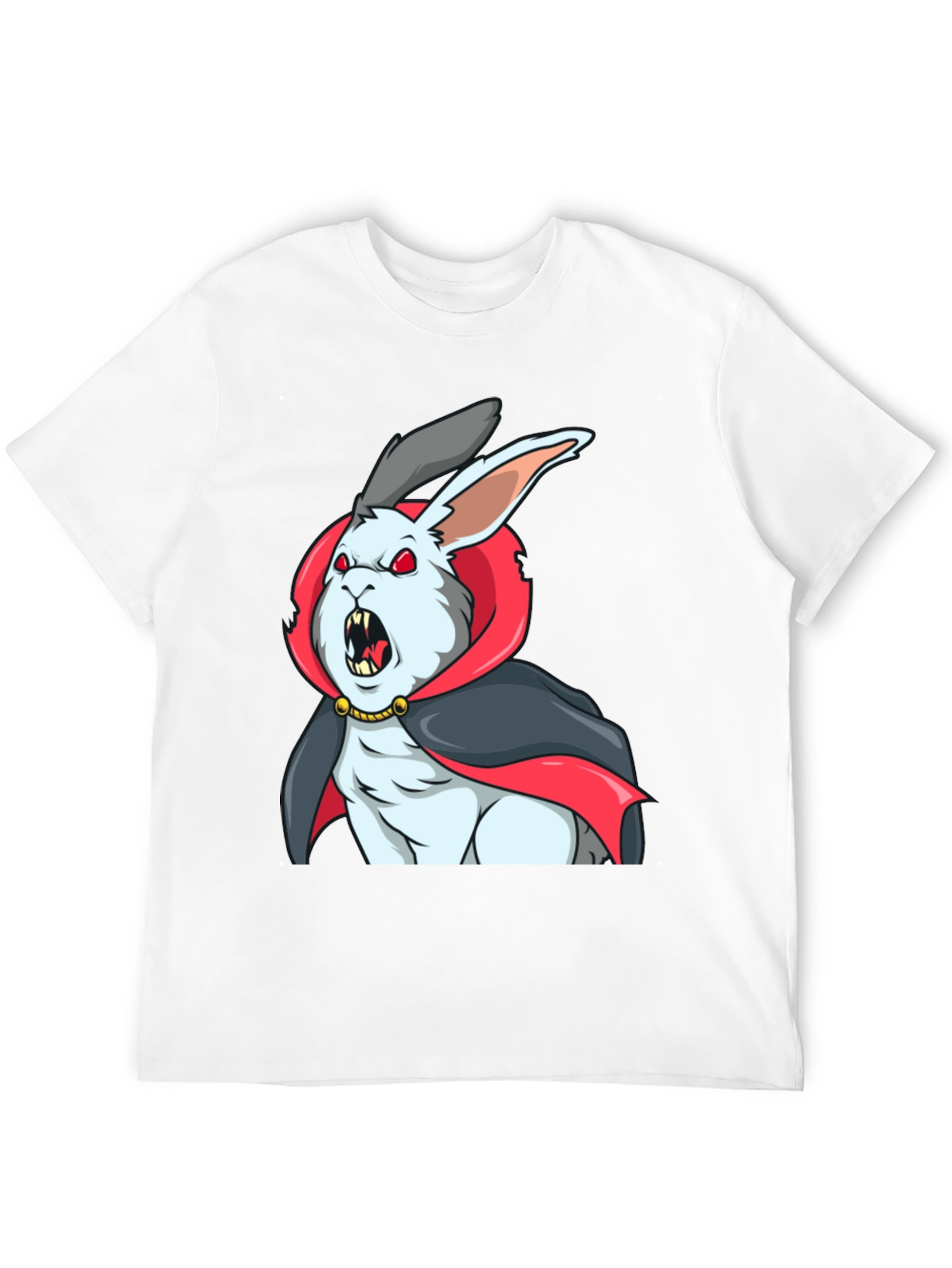 Vampire Rabbit Graphic Tee - Halloween Shirt