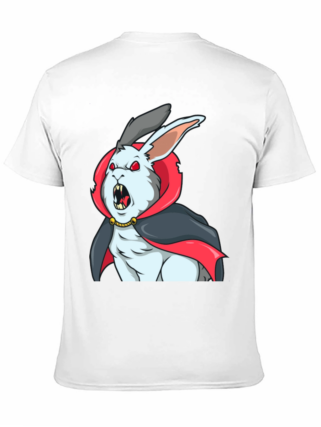 Vampire Rabbit Graphic Tee - Halloween Shirt