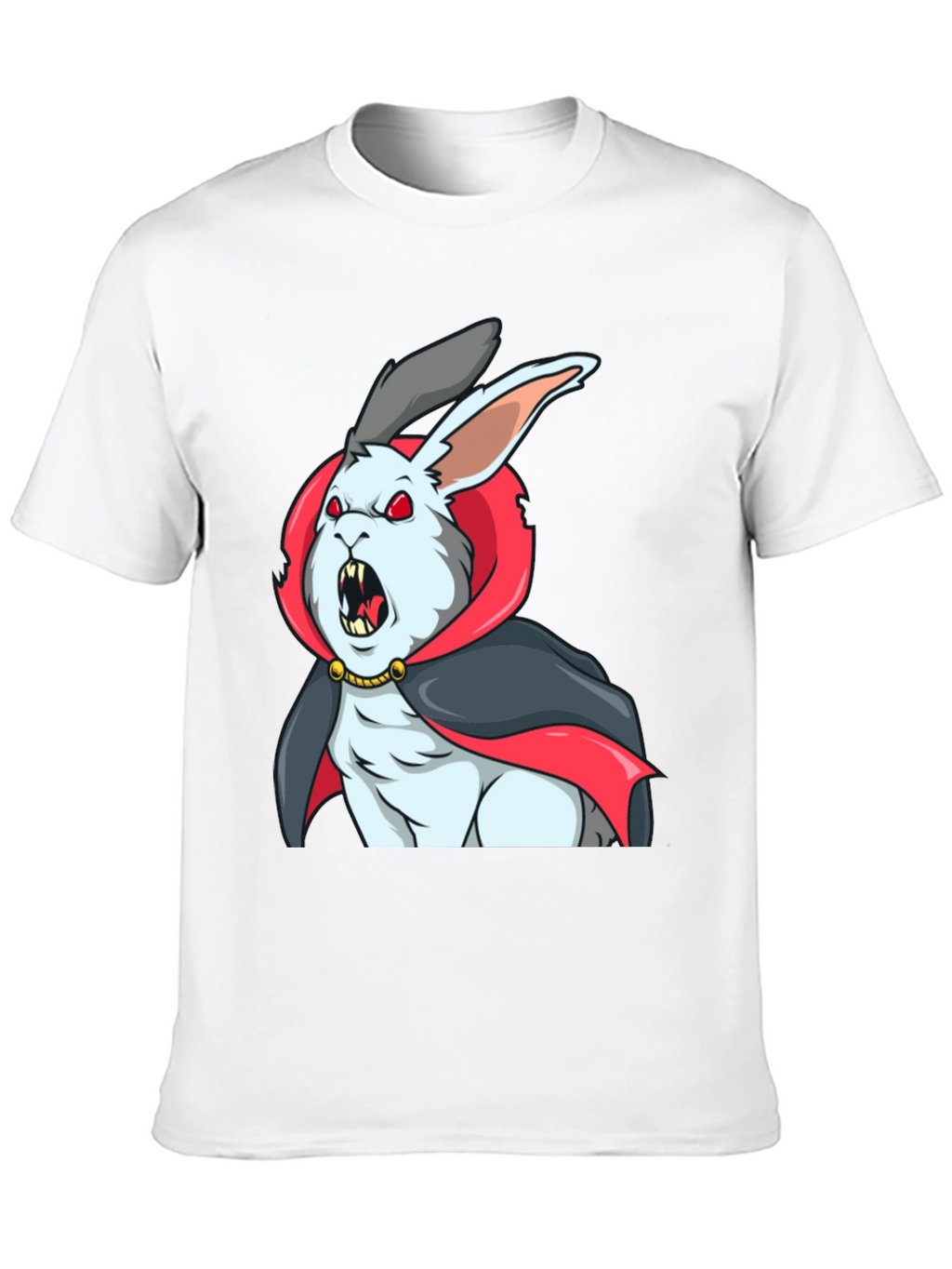 Vampire Rabbit Graphic Tee - Halloween Shirt