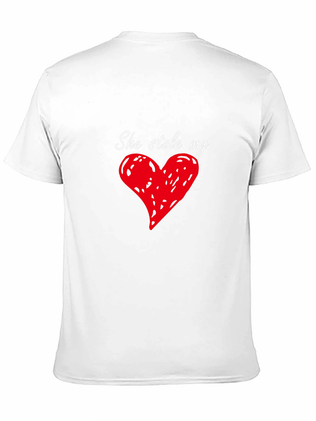 She Stole My Heart Mens T-Shirt - Black