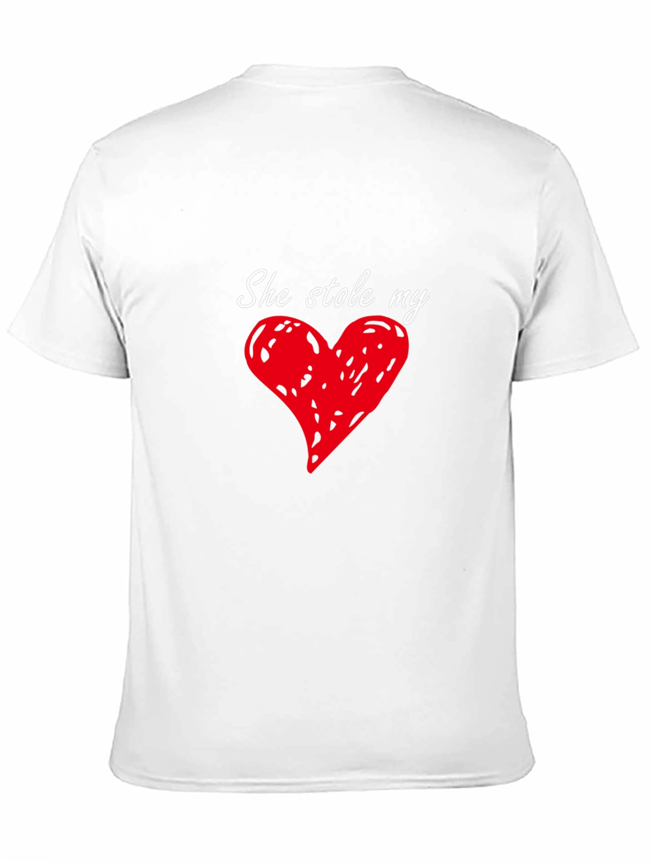 She Stole My Heart Mens T-Shirt - Black